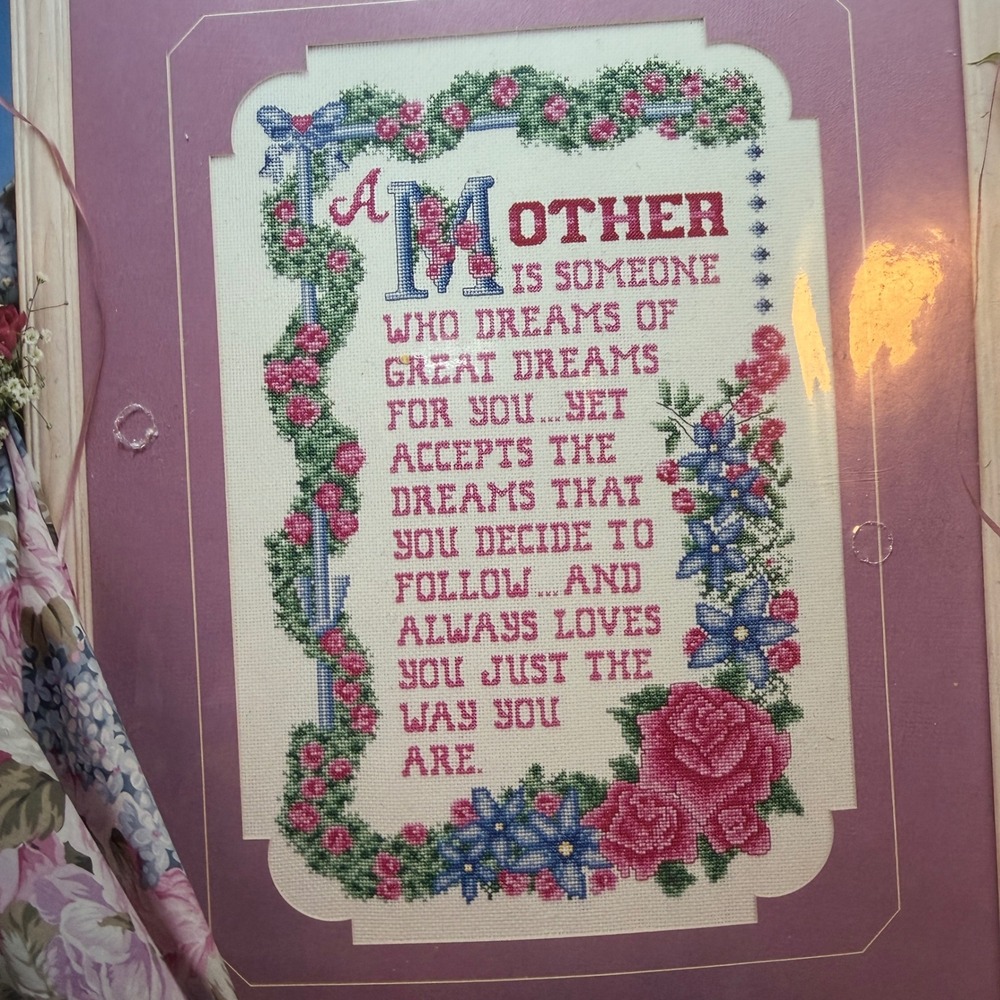 BUCILLA Counted Cross Stitch Kit A MOTHER IS 12 x‎ 18 Inch Rosemary Hayes New